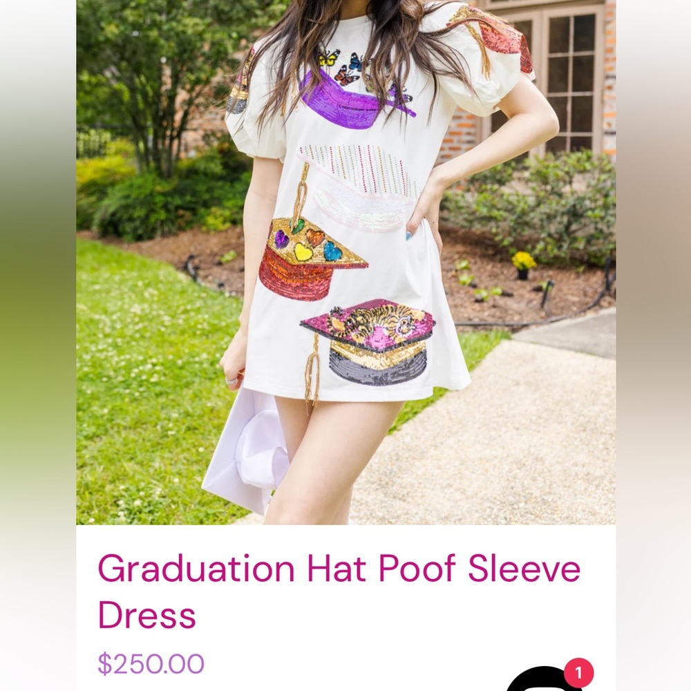 Queen of sparkles graduation dress